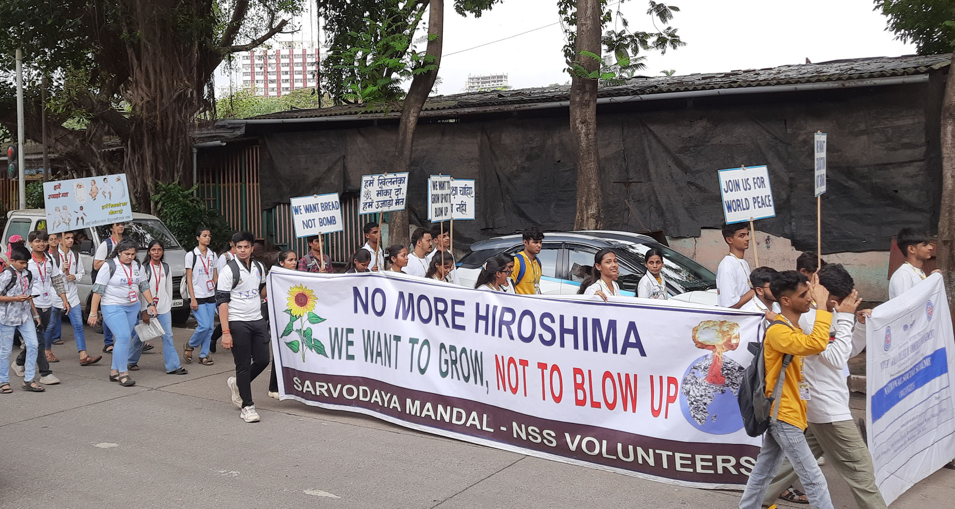 79th Hiroshima Day Peace Rally in Mumbai