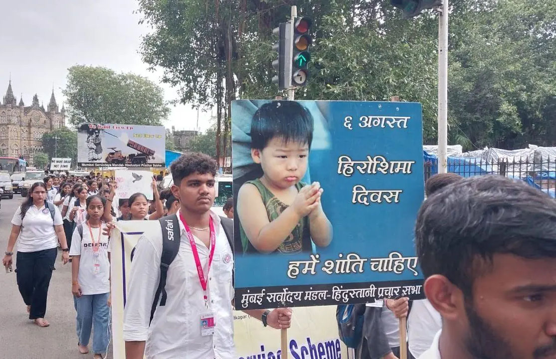 79th Hiroshima Day Peace Rally in Mumbai